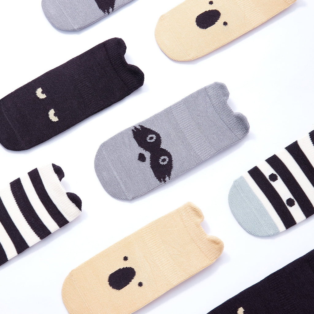 Into The Wild III Organic Baby & Toddler Non-Slip Socks (4 Pairs)