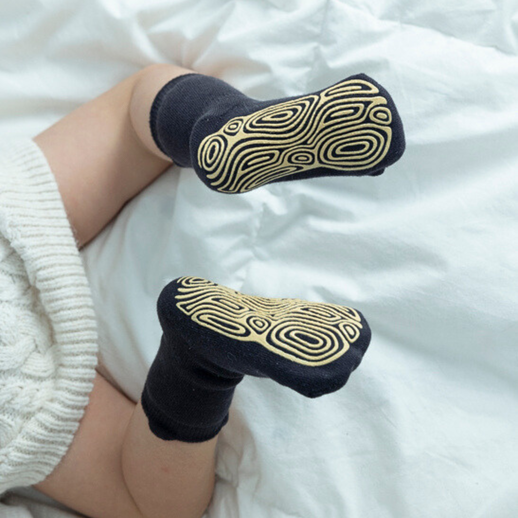 Into The Wild III Organic Baby & Toddler Non-Slip Socks (4 Pairs)