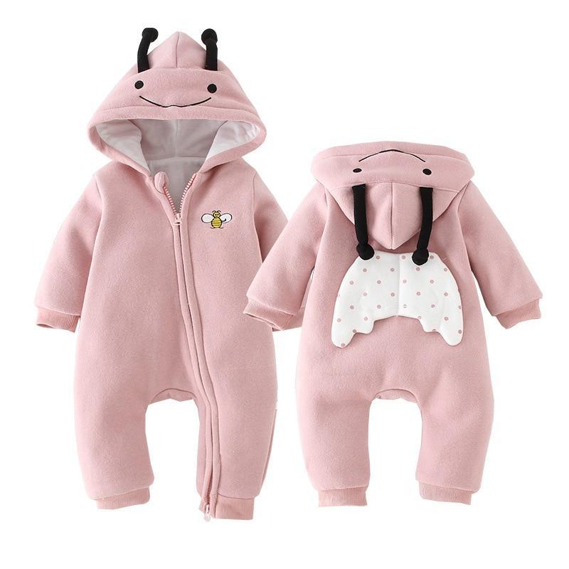 Baby Dinosaur and Rabbit Jumpsuit With Zipper Newborn Baby Clothes Crawling Clothes Baby Girls and Boys Kids Costume Jumpsuit