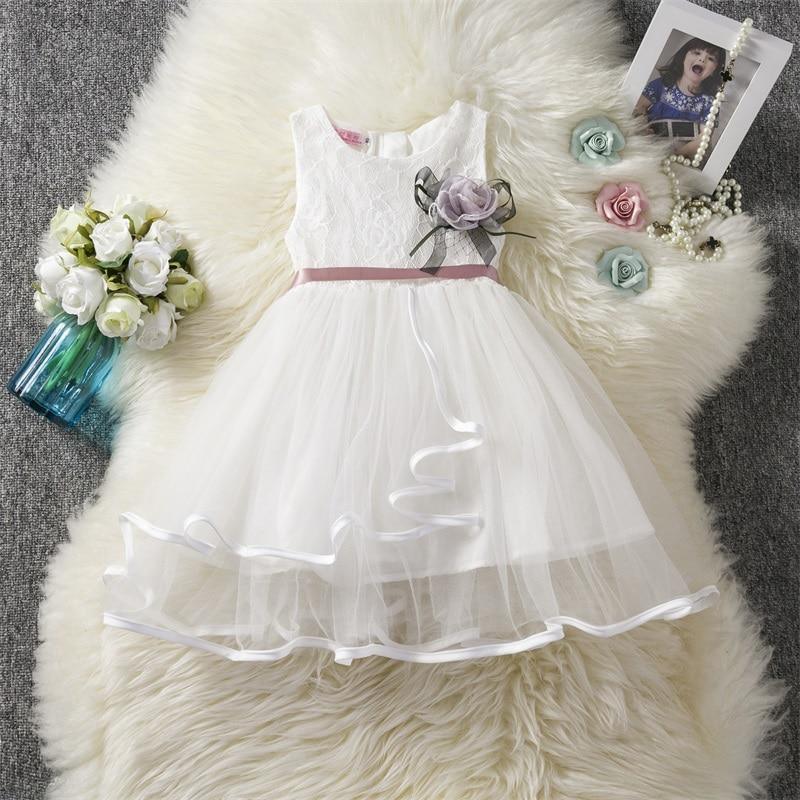 Luxury Toddler Girl Baby Fancy Clothing Dresses For 1 Year Birthday Christening Lace Girls Tulle  Infant Party Cake Smash Outfit Dress for Girls 1-6 Years