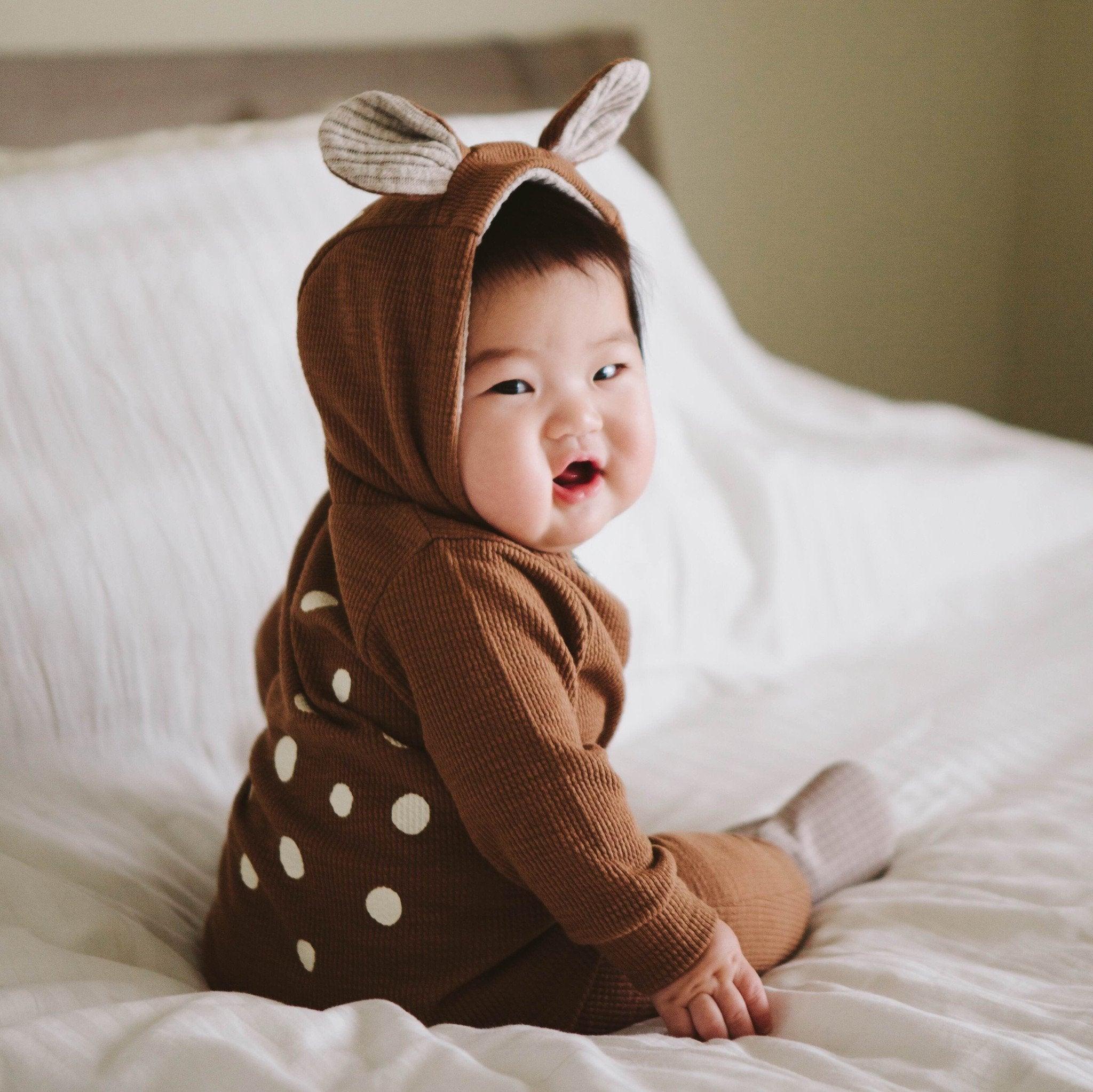 Baby Dinosaur and Rabbit Jumpsuit With Zipper Newborn Baby Clothes Crawling Clothes Baby Girls and Boys Kids Costume Jumpsuit