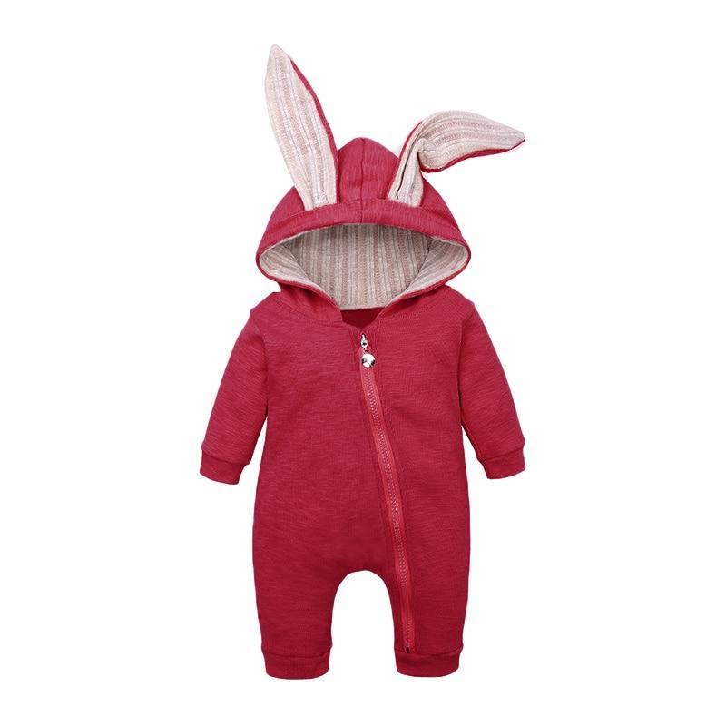 Baby Dinosaur and Rabbit Jumpsuit With Zipper Newborn Baby Clothes Crawling Clothes Baby Girls and Boys Kids Costume Jumpsuit