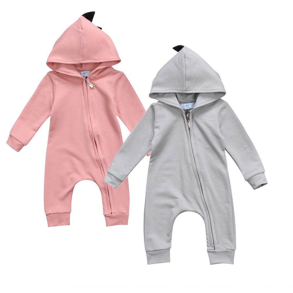 Baby Dinosaur and Rabbit Jumpsuit With Zipper Newborn Baby Clothes Crawling Clothes Baby Girls and Boys Kids Costume Jumpsuit