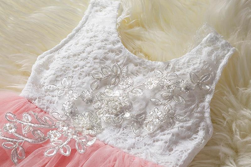 Luxury Toddler Girl Baby Fancy Clothing Dresses For 1 Year Birthday Christening Lace Girls Tulle  Infant Party Cake Smash Outfit Dress for Girls 1-6 Years
