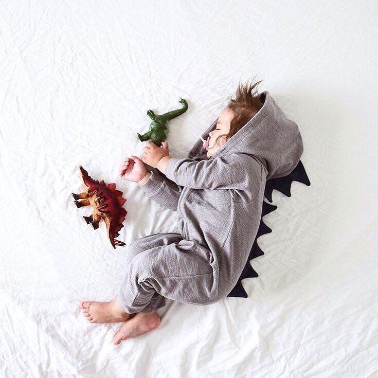 Baby Dinosaur and Rabbit Jumpsuit With Zipper Newborn Baby Clothes Crawling Clothes Baby Girls and Boys Kids Costume Jumpsuit