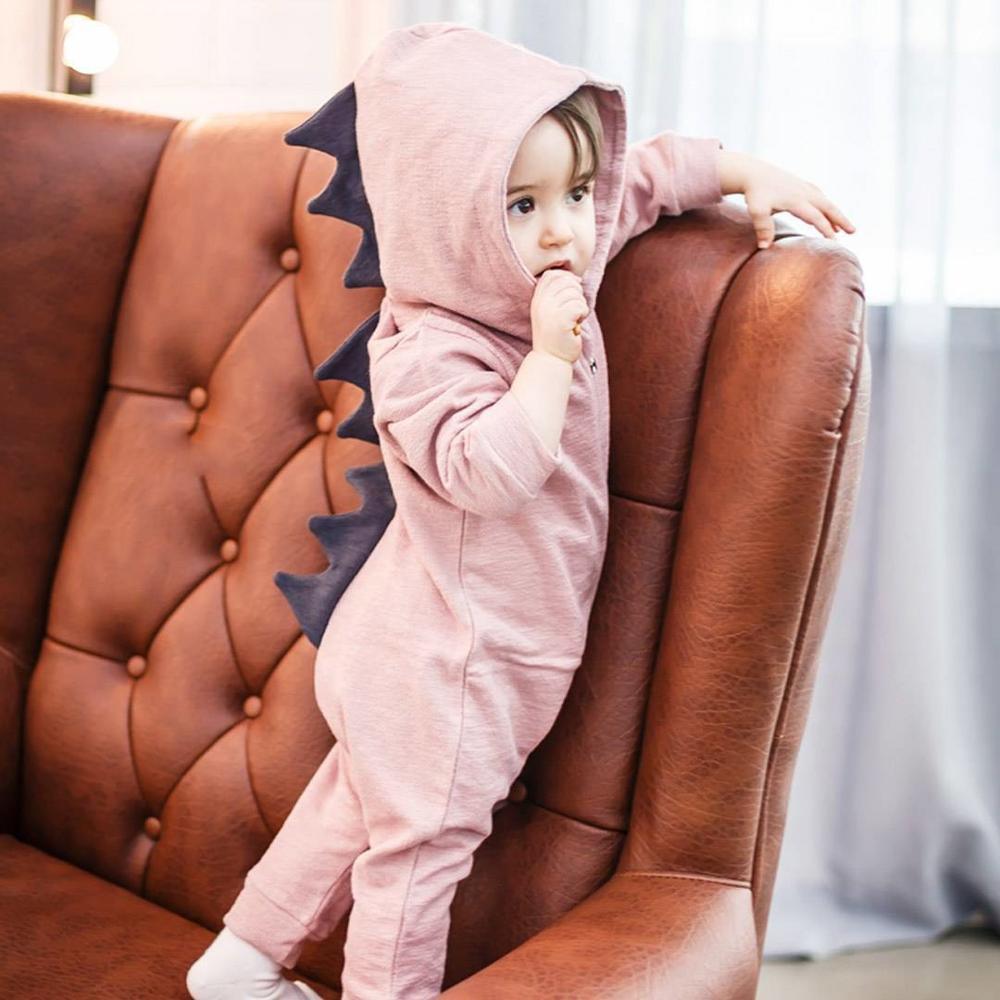Baby Dinosaur and Rabbit Jumpsuit With Zipper Newborn Baby Clothes Crawling Clothes Baby Girls and Boys Kids Costume Jumpsuit