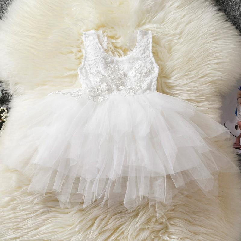 Luxury Toddler Girl Baby Fancy Clothing Dresses For 1 Year Birthday Christening Lace Girls Tulle  Infant Party Cake Smash Outfit Dress for Girls 1-6 Years