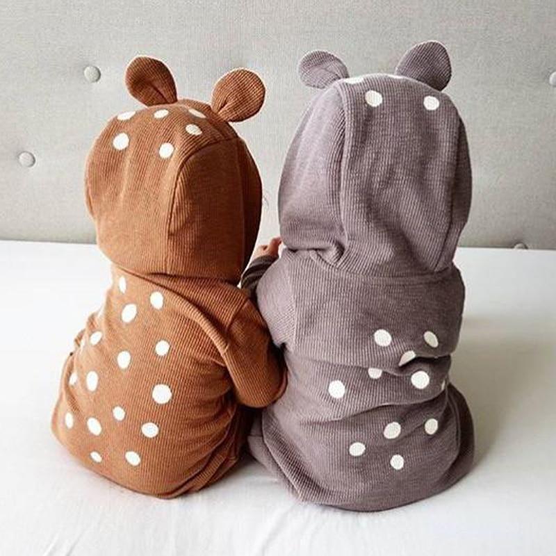 Baby Dinosaur and Rabbit Jumpsuit With Zipper Newborn Baby Clothes Crawling Clothes Baby Girls and Boys Kids Costume Jumpsuit