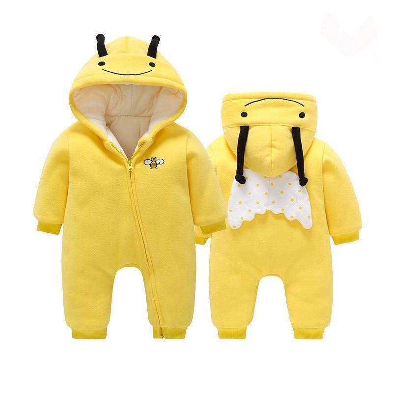 Baby Dinosaur and Rabbit Jumpsuit With Zipper Newborn Baby Clothes Crawling Clothes Baby Girls and Boys Kids Costume Jumpsuit