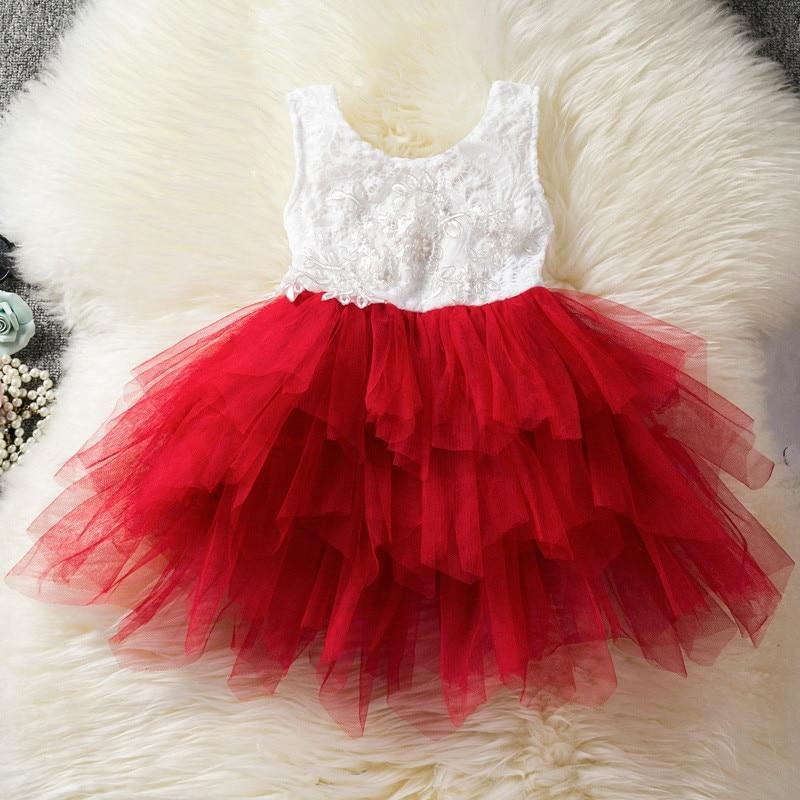 Luxury Toddler Girl Baby Fancy Clothing Dresses For 1 Year Birthday Christening Lace Girls Tulle  Infant Party Cake Smash Outfit Dress for Girls 1-6 Years