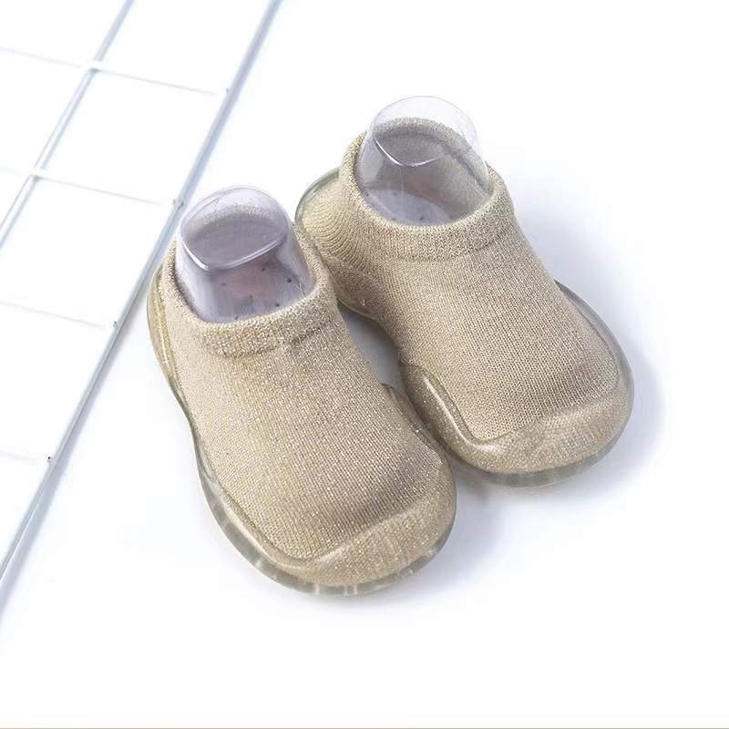Organic Cotton Barefoot Sock Shoes for Baby & Toddlers – Clear Sole