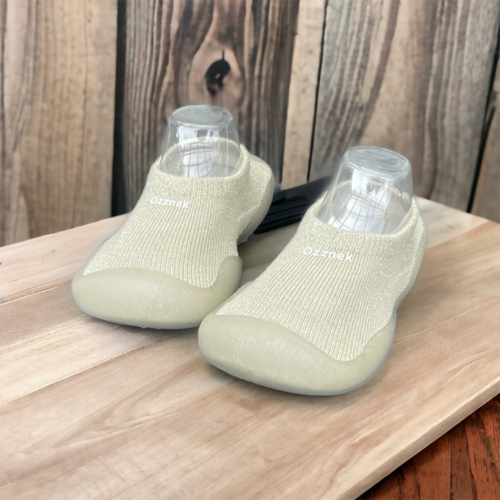 Organic Cotton Barefoot Sock Shoes for Baby & Toddlers – Clear Sole