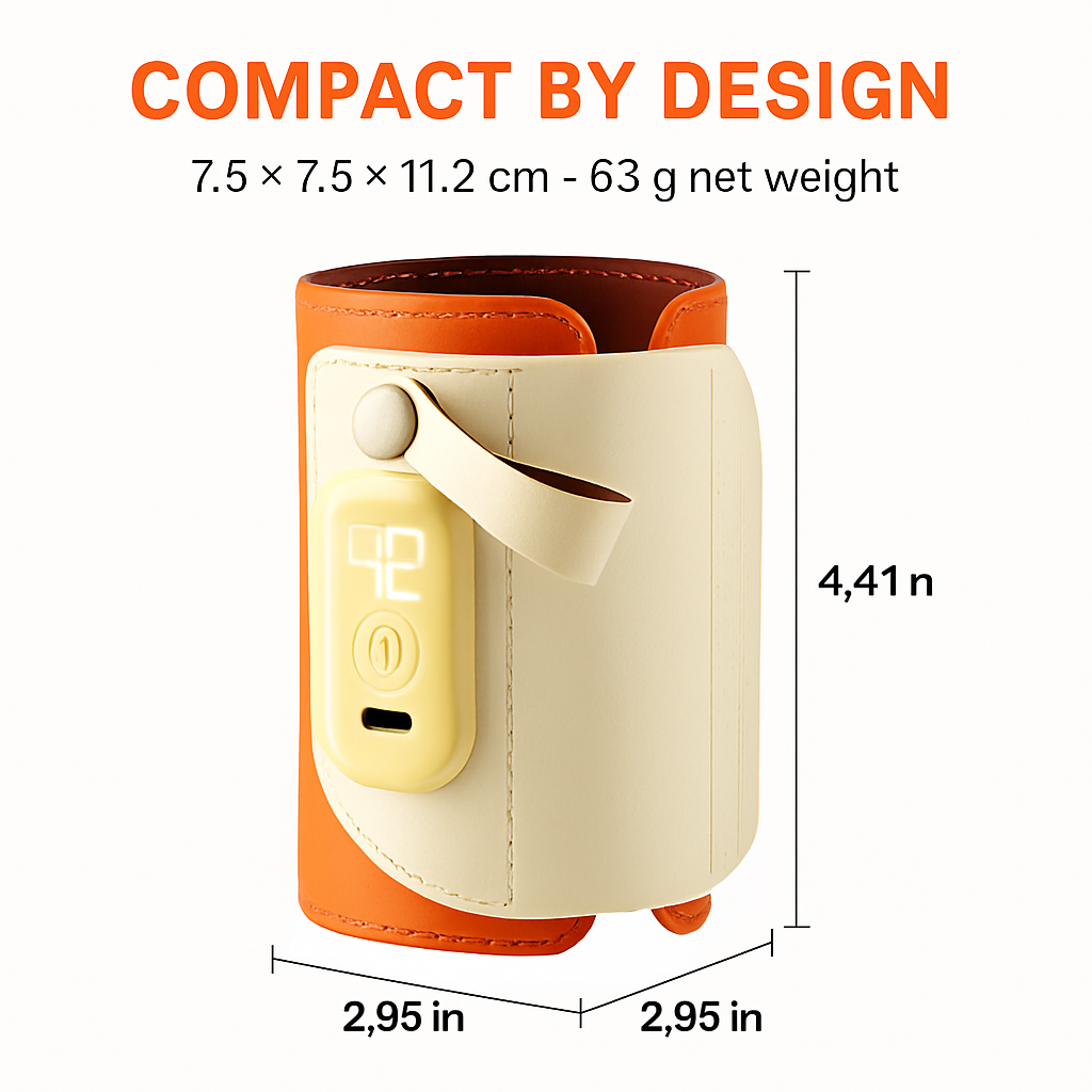 Baby Milk Warmer for Travel and On-The-Go Feeding