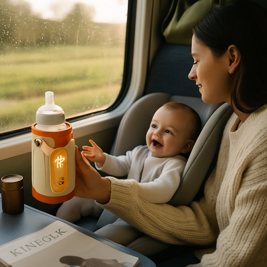 Baby Milk Warmer for Travel and On-The-Go Feeding